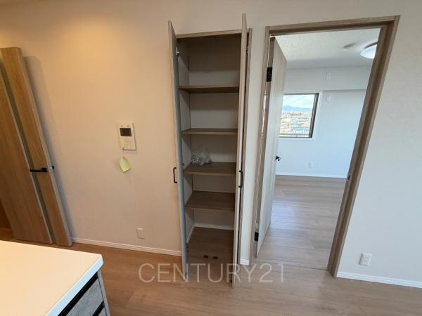 ベルヴィル高崎中居町の収納|使い勝手の良いリビング収納です。