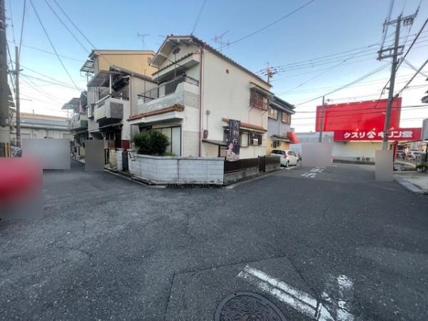 【前面道路含む現地写真】 | 門真市岸和田3丁目　建築条件無し売土地