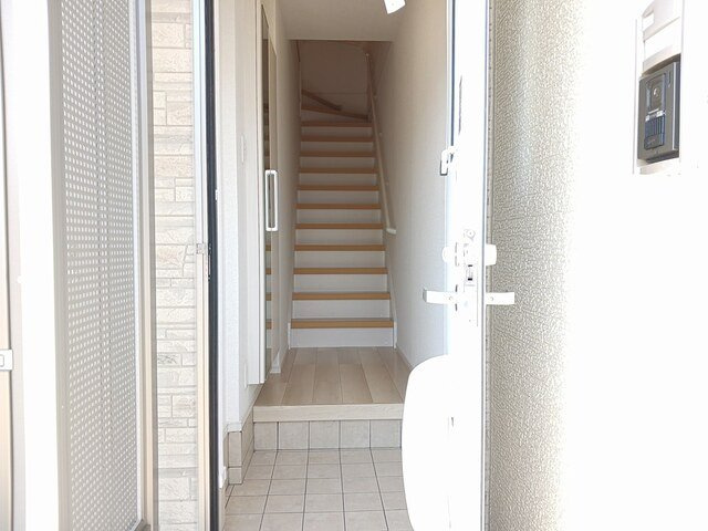 サワディ－　Ⅱの玄関|きれいな玄関です