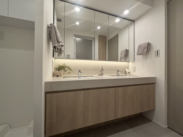 コートレジデントタワーの独立洗面台