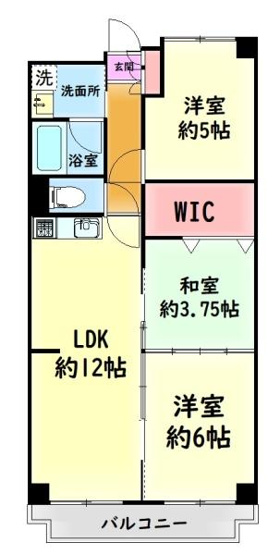 【間取り】 | コスモハイツ光明池Ａ棟　中古マンション