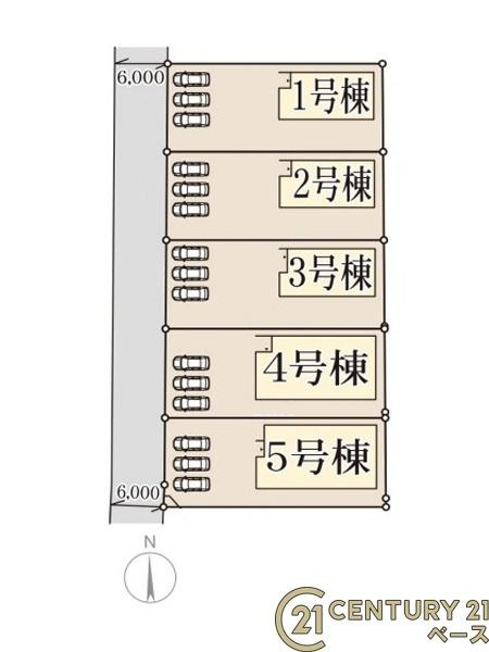 リーブルガーデン大豆越 ４号棟 ／新築一戸建の区画図|■こちらの物件は４号棟です！■