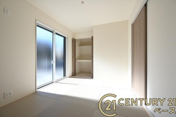 大和郡山市小泉町 ／新築一戸建の和室|■現地撮影写真■ほっこり落ち着けるタタミコーナー！客間としてもご利用いただけます！