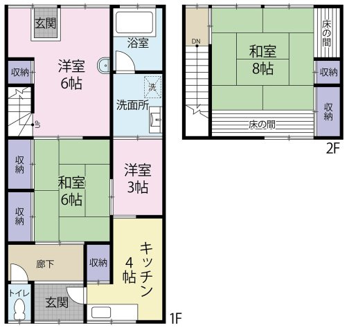 香椎駅東１丁目戸建の間取り