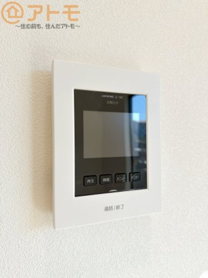 【防犯設備】 | 駿河区みずほ2丁目　新築戸建　1号棟 | TVモニター付きインターホンは訪問者を確認することができて、防犯性に優れています♪