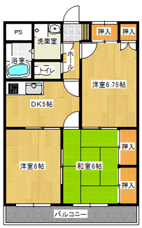 【間取り】 | イーストハイムケン