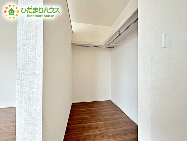 【収納】 | ひたちなか市稲田10期　新築戸建　4号棟 | ご家族暮らしになると増える荷物もらくらく収納！大型ウォークインクローゼット完備♪