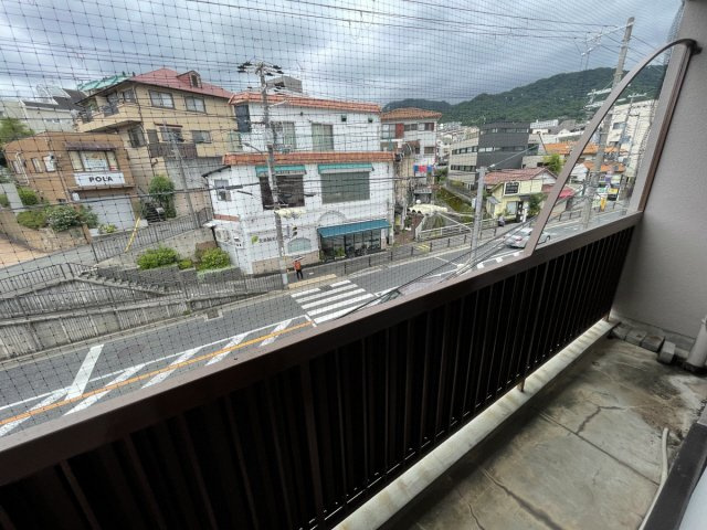 シャトル岩園のバルコニー