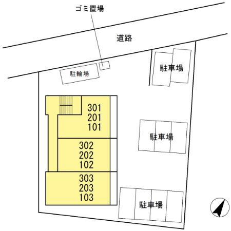 メルベーユの区画図