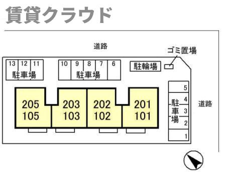 ボナールの区画図