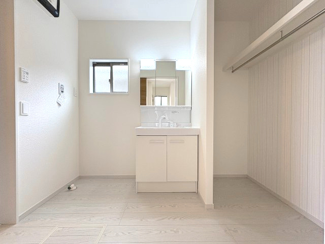 【洗面所】 | 大野城市牛頸3丁目1期　1号棟（全2棟）【仲介手数料無料・0円】 | 現地写真。