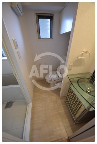 セイワパレス夕陽丘の洗面所|セイワパレス夕陽丘　洗面脱衣所