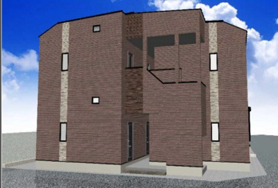 【外観パース】 | Coron　Heiwadai | 【最新技術・IOT導入物件】インターネット無料♪