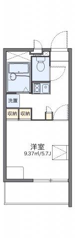 【間取り】 | レオパレスピースフル　稲月