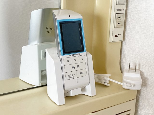 エムズコート土呂のセキュリティ|モニター付きインターホン！