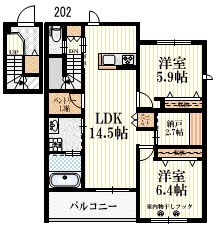 Ｅｓｐｅｒａｎｚａの間取り