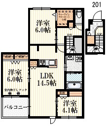 Ｅｓｐｅｒａｎｚａの間取り|★人気の間取りのファミリータイプ物件