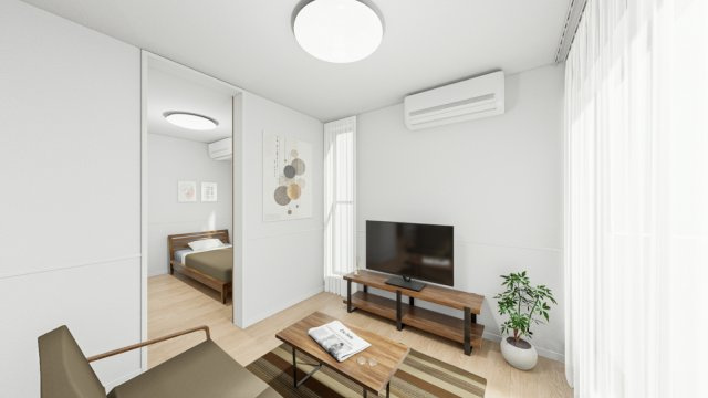 Ｅｓｐｅｒａｎｚａの居間・リビング|※こちらはCGパースです。現況と異なる場合は現況を優先いたします。