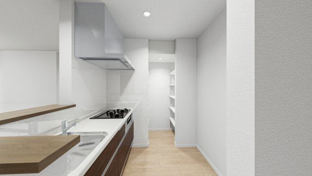 Ｅｓｐｅｒａｎｚａのキッチン|※こちらはCGパースです。現況と異なる場合は現況を優先いたします。