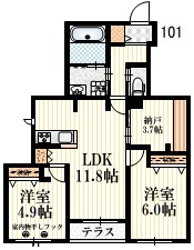 Ｅｓｐｅｒａｎｚａの間取り