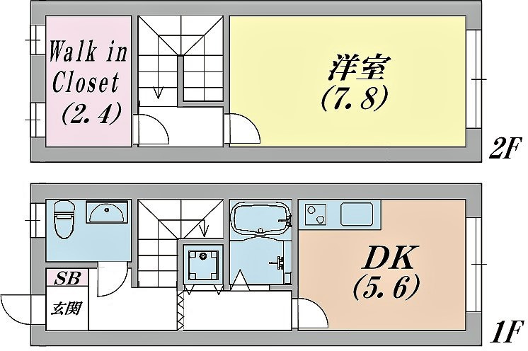 ディアコート神戸１の間取り