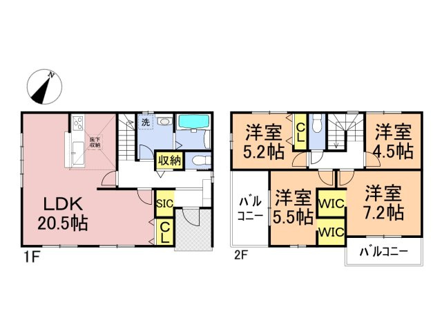 新築戸建　羽島市福寿町2期　全4区画分譲の間取り|■1号棟　■ヤマダ不動産　株式会社リライフ　
■夢のマイホーム購入をフルサポートします！