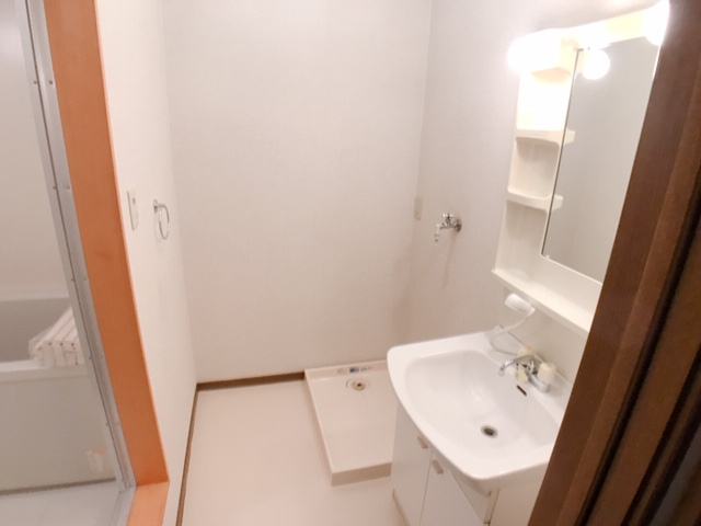 大留ハイツA棟の洗面所