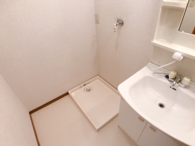 大留ハイツA棟の洗面所