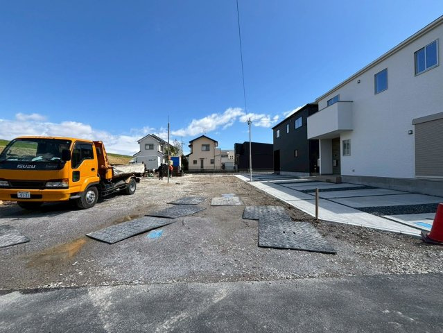 【商談中】新築戸建　羽島市福寿町2期　全4区画分譲の前面道路含む現地写真|■前面道路　■ヤマダ不動産　株式会社リライフ　
■夢のマイホーム購入をフルサポートします！