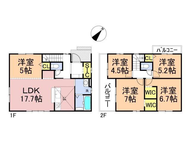 【商談中】新築戸建　羽島市福寿町2期　全4区画分譲の間取り|■3号棟　■ヤマダ不動産　株式会社リライフ　
■夢のマイホーム購入をフルサポートします！