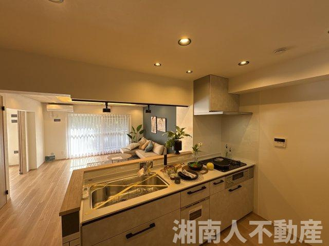 サンビーチ平塚2号棟のキッチン|キッチンです