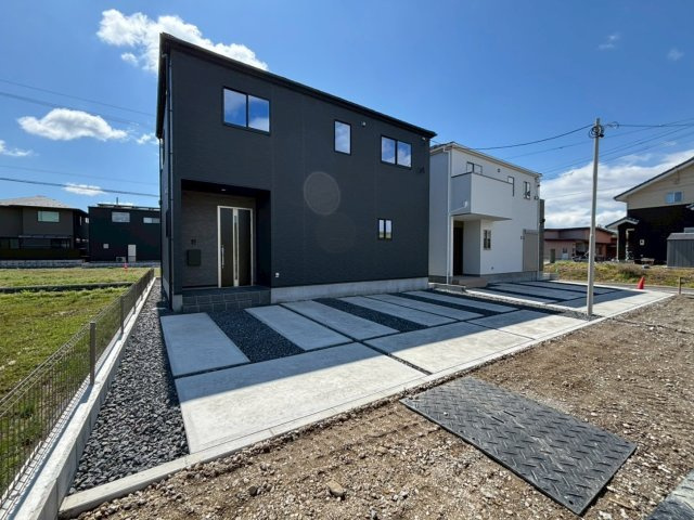 新築戸建　羽島市福寿町2期　全4区画分譲の外観|「現地（2026年2月17日）撮影」　
■外観写真　
■ヤマダ不動産　株式会社リライフ　