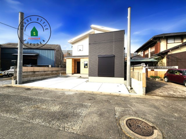 筑紫野市大字古賀第2-1棟（1号棟）　の前面道路含む現地写真|見学の時間などお気軽にお問い合わせ下さい。