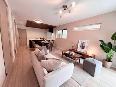 【居間・リビング】 | 高槻市氷室町５丁目　新築戸建