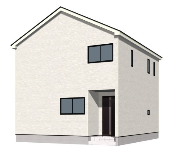 クレイドルガーデン高知市百石町 第1の完成予想図|外観パースです