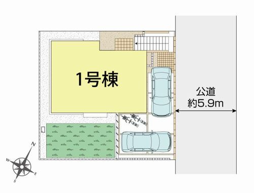 【区画図】 | 【仲介手数料０円】海老名市上今泉5丁目　新築一戸建て | 海老名市上今泉5丁目　新築一戸建て