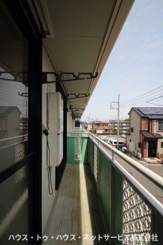 パールハイツ海老原　28のバルコニー
