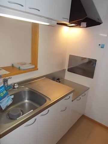 熊本市北区龍田陳内２丁目のアパートのキッチン|お料理しやすいキッチンです