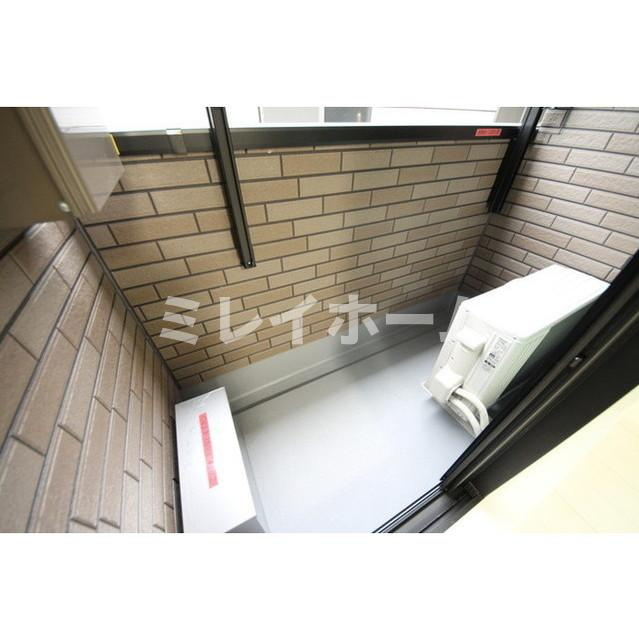 ソレイユ糀谷のバルコニー