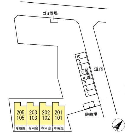 ラポールの区画図