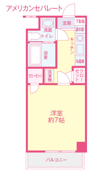 OKA栄ハイツの間取り