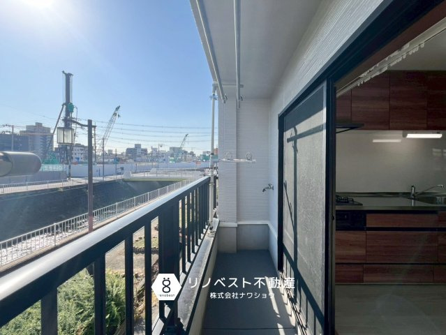 生野区巽南5丁目のバルコニー|南向きのバルコニーで陽当たり良好◎