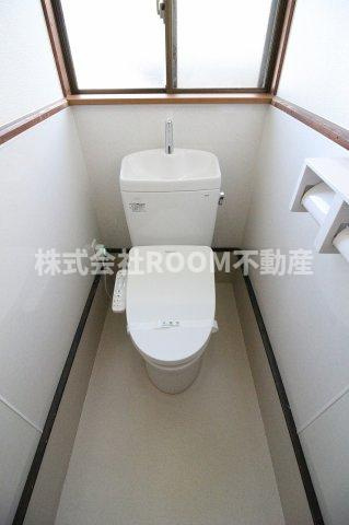 桒畑貸家のトイレ|シンプルで使いやすいトイレです