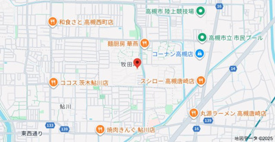 【地図】 | 富田第二住宅61号棟