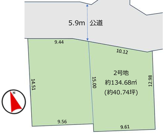 【土地図】 | 鎌ヶ谷市西佐津間6期　全2区画