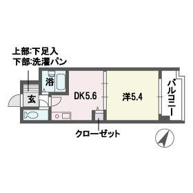 グランフォート平和の間取り