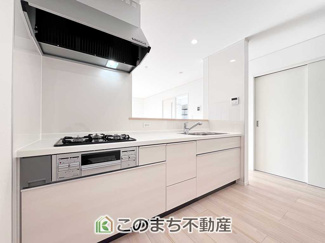 【キッチン】 | CRADLEGARDEN高根沢町宝積寺第16　3号棟 | 人気の対面式キッチン☆料理をしながらご家族とコミュニケーションが取れます♪
