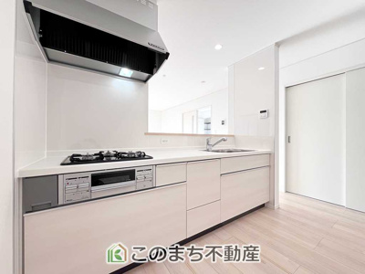 【キッチン】 | CRADLEGARDEN高根沢町宝積寺第16　3号棟 | 人気の対面式キッチン☆料理をしながらご家族とコミュニケーションが取れます♪
