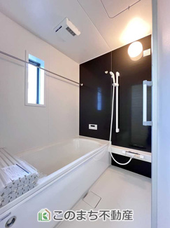 【浴室】 | CRADLEGARDEN高根沢町宝積寺第16　3号棟 | ゆったりと入れるフルオートバスはお子様との団らんバスタイムが楽しめます♪
