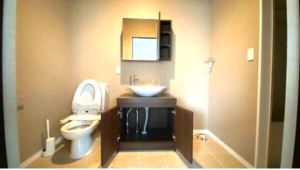 S-Garage Ajito松原の洗面所